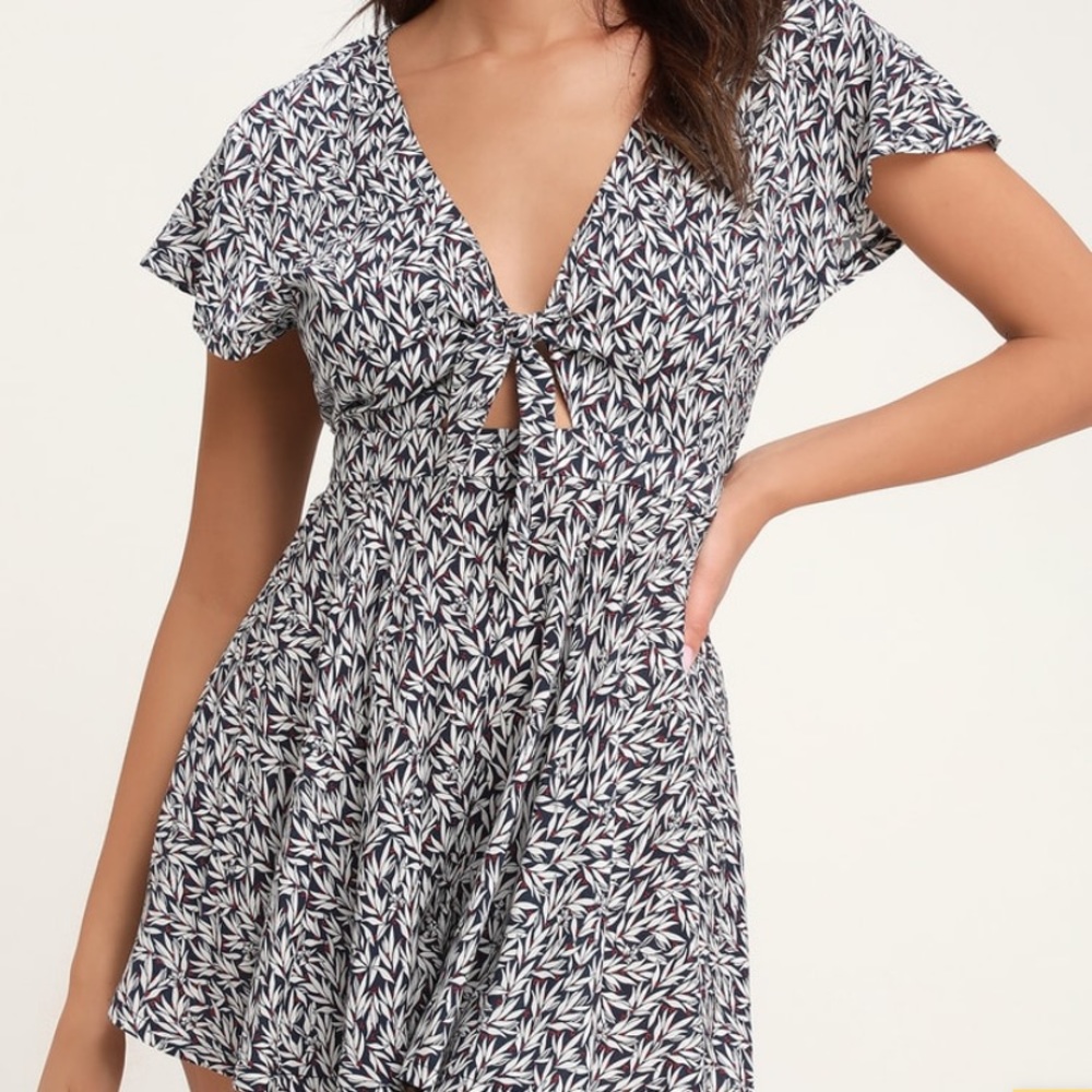 LULUS TIE ROMPER